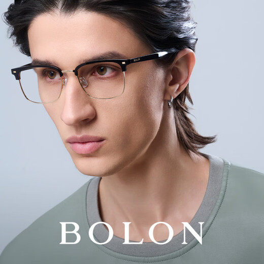 Marco de gafas de tiranosaurus marco de ceja hombres cuadrado marco de alambre de oro de oro