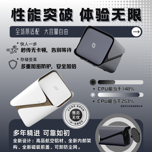 Extremespace NAS home network storage smart hard drive host upgraded version Z4Pro performance version personal private cloud hard drive home cloud storage server titanium gray Z4Pro performance version - eight core 16G no built-in hard drive