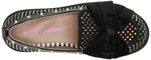 Betsey johnson Girls Carlo Loafers Black Multicolor 2 Little Kid