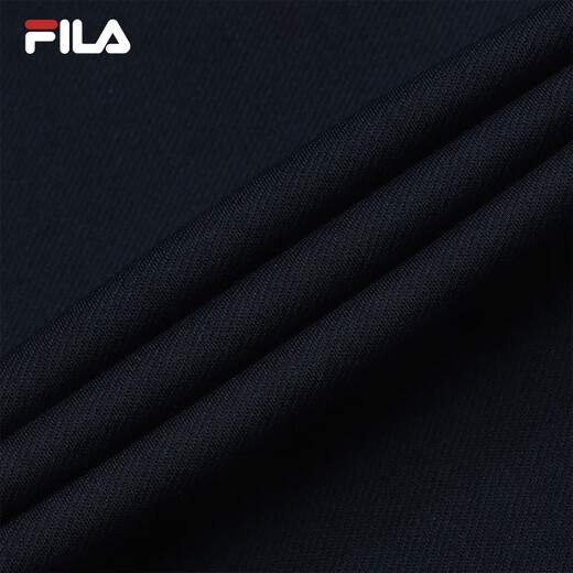 FILA 斐乐官方男士针织长裤2025夏季新款基础运动裤子 传奇蓝-NV M 170/80A/M