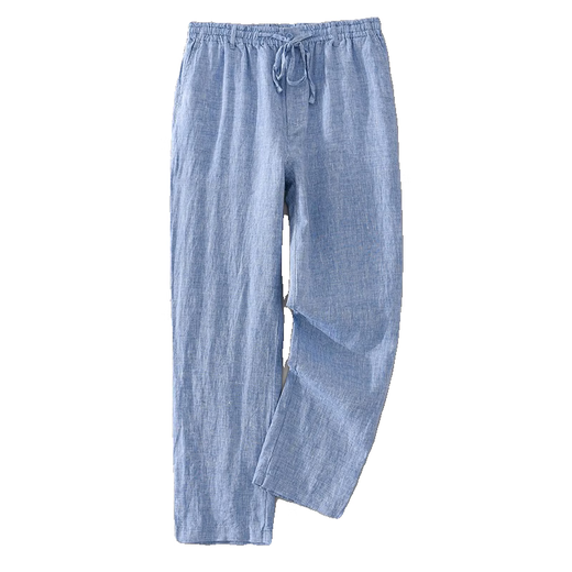Kazuki Kuraishi Japanische Leinen Casual Hosen für Männer Sommer dünn einfaches Baumwoll und Leinen lose atmungsaktiv