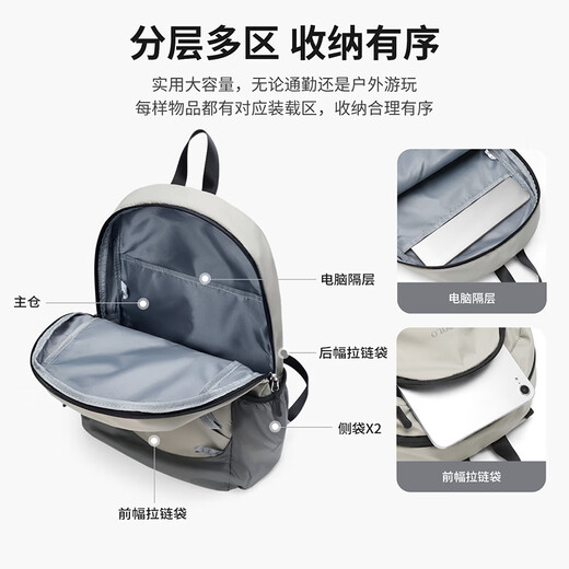 Polo-Rucksack für Männer falten Reiserucksack 15-Zoll-Computertasche Wandern und Radsportsportentasche Chinesisches Valentinstagsgeschenk