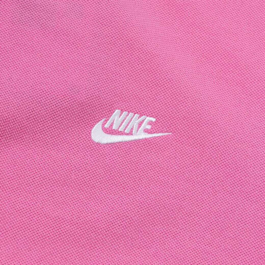 耐克（NIKE）官方舰店短袖男装 夏夏新款运动服时尚透气POLO衫翻领T恤衫 FN3895-675/粉色刺绣小标 XL