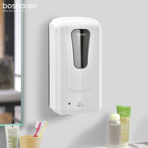 
Bosharon (bosharon) Bosharon automatic induction soap dispenser wall-mounted electric hand sanitizer household machine kindergarten foam wall hanging cd-1048a white manual model