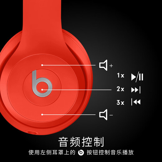 Beats Solo3 Wireless [618] Bluetooth Wireless auriculares Bluetooth montados en la cabeza Auriculares móviles Auriculares Gaming Examen de ingreso de la universidad RED BENSING