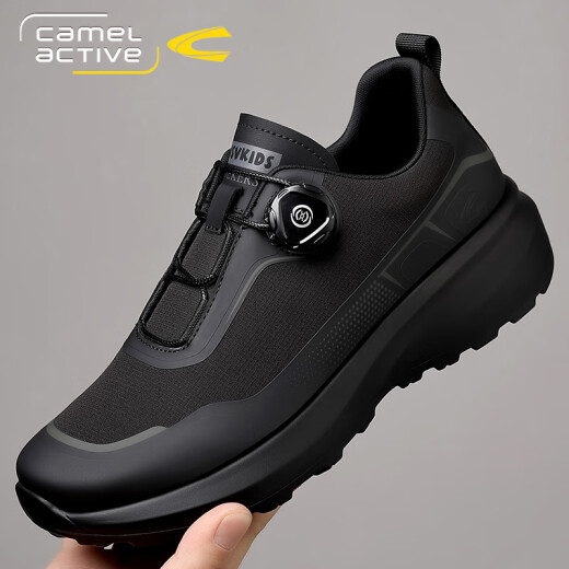 Camel dynamic men's shoes Spring and Autumn New Trendy Outdoor Hiking Shoes Anti-Slip Shoes Sports and Casual Shoes Running Shoes [Genuine Camel Dynamic] Anti-Slip 3527 Military Green 42 Standard Sports Shoes Size