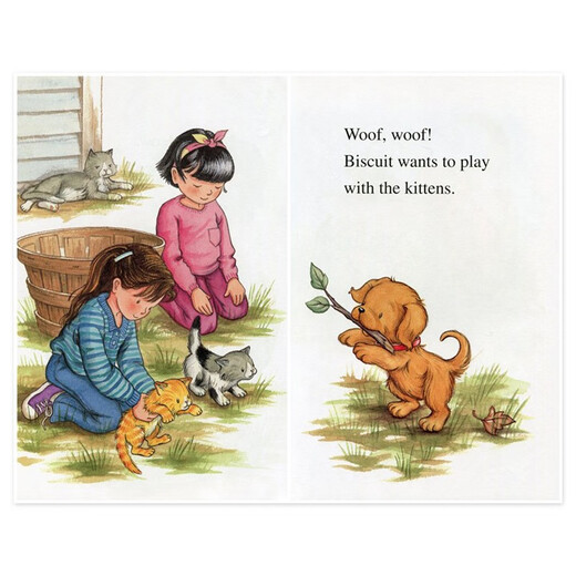 
Biscuit Dog Series: Biscuit Wants to Play Imported Original English Picture Book Primary School Teaching Assistant