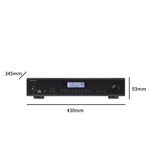 
ROTEL Luyao A12MKII Home Combined HiFi amplifier Fever High power Professional High fidelity Black