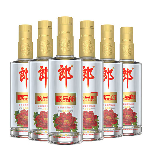 泸州老窖六年窖头曲52度500ml*2瓶+顺品郎金盖45度480ml*6瓶 白酒组合 52度 500mL 2瓶 六年窖+顺品郎金盖