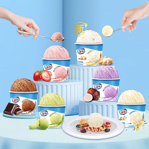 Nestlé Ice Cream Family Cup Chocolate Flavor 255g*1 Cup Fresh Ice Cream Ice Cream