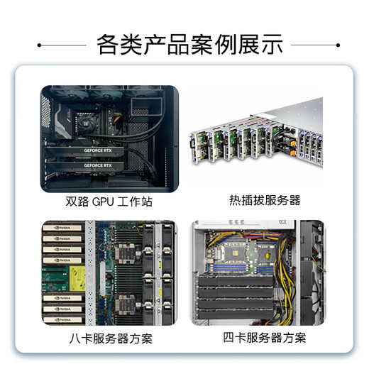 Kunlin Kunlin 8 Karten GPU Server 4090 Lokal eingesetzt Deepseek All-in-One-Maschine 671B70B32B Vollblutversion Big Model Training 8 Card A100 Host AI Künstliche Intelligenz Bare System (ohne Zubehör)