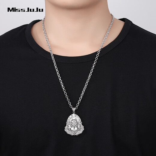 Miss JuJu Pt950 Platinum Maitreya Buddha Pendant for Men Platinum Smiling Buddha Pendant for Women Deposit Customization Other Specifications Contact Customer Service