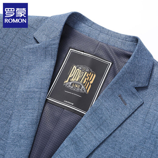 Romon (Romon) Anzug Herrenanzug Top Single Business Casual Anzug Single Druppenanzug Jacke für Männer Western Spring und Herbst Neuer Stil 9926 Grau XL 180 [Empfohlen 135-150jin [Jin ist 0,5 kg]]