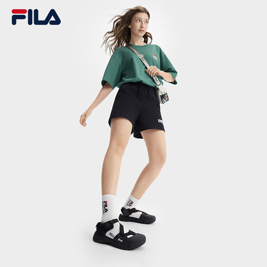 FILA Official Women's Shoes Cream Sandals 2025 Beach Shoes Sandals Casual Shoes Sneakers