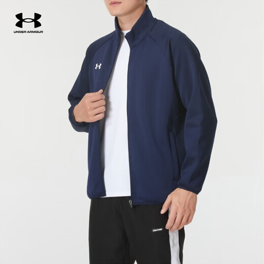 Under Armour Men and Women Jersey Soporte de collar de punto de punto Fitness Training Blue 409 XXL