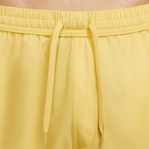 Nike men's fitness yoga shorts (without underpants) weight training quick-drying woven NIKE FORM DV9858 700 Saturn Gold/Black L