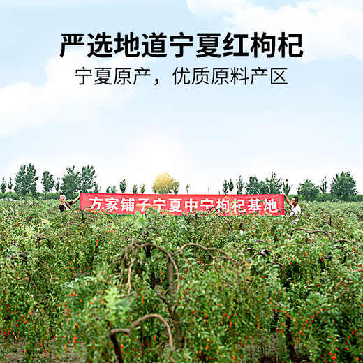 方家铺子 枸杞200g宁夏中宁特级头茬红枸杞好滋补认证枸杞养生茶