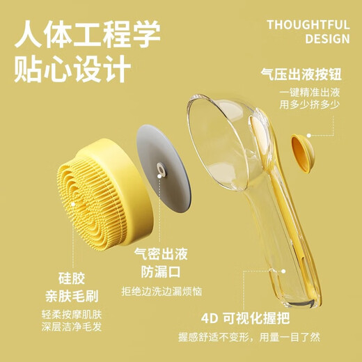 Pet and dog bathing brush, cat bathing artifact, a comprehensive collection of essential dog washing supplies, Bichon Frize-specific bathing and combing tools, dog bathing brush - green - 1 piece