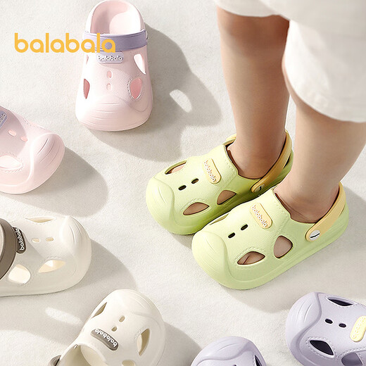Balabala Kinderschuhe Kinderhochschuhe Jungen und Mädchen Sandalen nicht rutsch 2025 Sommer neue Schuhe Vielseitige Khaki 50606 18 Innenlänge 14 cm geeignet für Fußlänge 13 cm