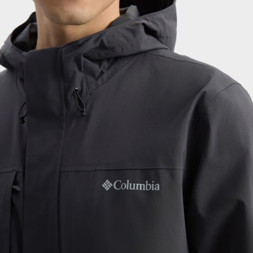 Columbia25春夏哥伦比亚冲锋衣男款户外防风防水登山徒步冲锋衣外套XE4839 011 L