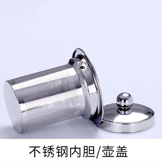 Dingwu glass tea set complete tea set teapot tea cup set home kung fu tea set with filter office tea cup glass tea set 9-piece set