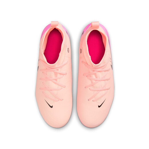 Nike (Nike) Série de Moonshade officielle Boys and Girls Phantom Luna 2 Mg Big Children's Football Shoes FJ2603 800 Light Dark Red / Black / Explosive Powder 38.5