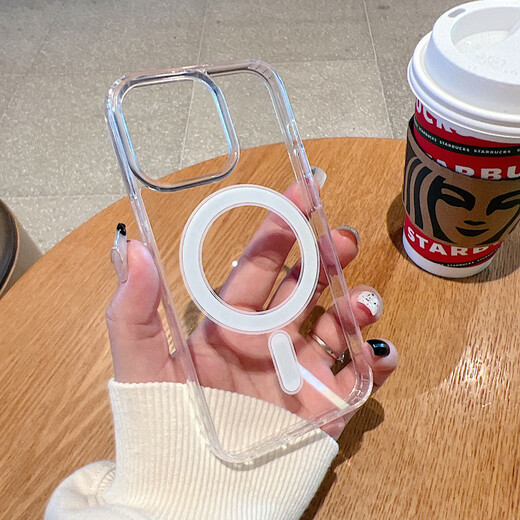 斯幻柯适用苹果16pro手机壳自带相机触摸键iPhone16pro手机壳16pro保护套16磁吸吸附-iPhone16pro透明
