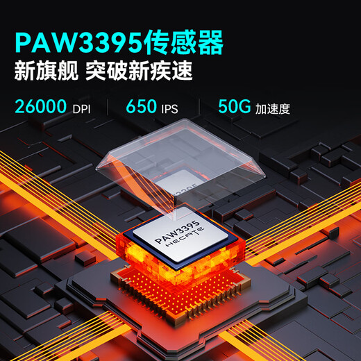 Edifier (EDIFIER) HECATE EX7 Ultra Wireless Gaming-Maus, geräuschlos, kabelgebunden, Bluetooth 2,4 G, Drei-Modus-Gaming, Heimbüro, PAW3395, Dual-Mikrobewegung, leicht, kleine und mittlere Handaufladung, Flammenrosa, Spiel + geräuschlose Mikrobewegung, umschaltbare Drei-Modus-Verbindung