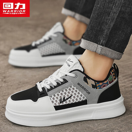 
Warrior shoes men's versatile men's shoes casual sports shoes men's L699C white/gray/black 40