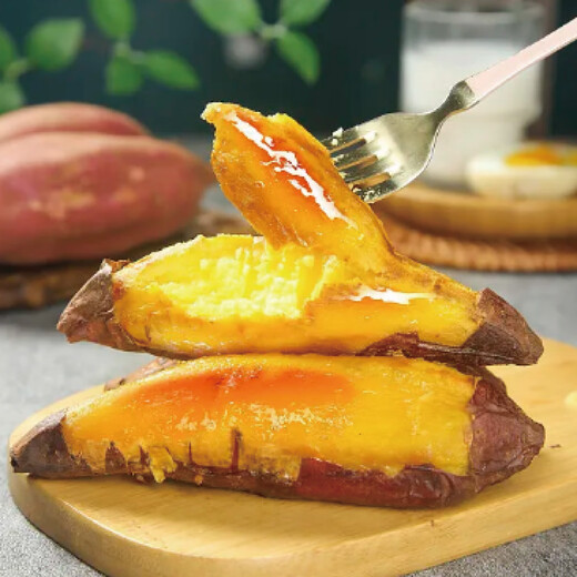 Jingmi Yunnan Plateau Durian Sweet Potato net weight 4.5Jin Jin is equal to 0.5kg single fruit 100g+ yellow heart sweet potato straight from the source