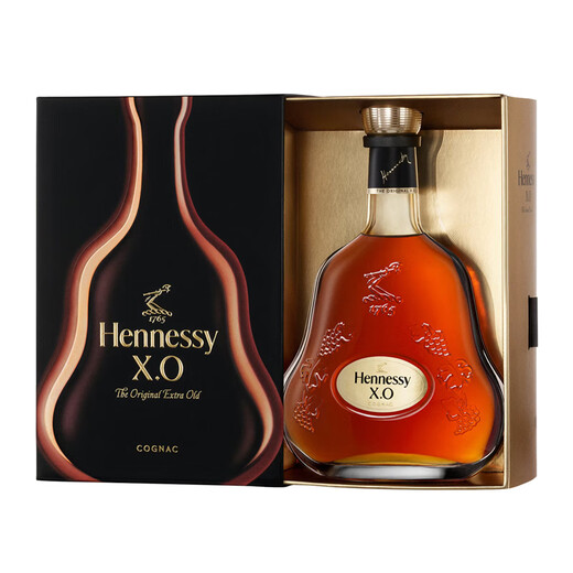 轩尼诗（Hennessy）XO  法国进口 干邑白兰地酒 洋酒烈酒 礼盒装 XO 700mL 2瓶