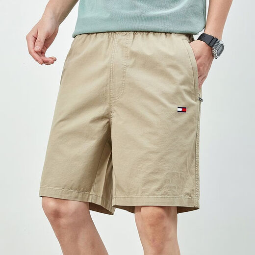 
TOMMYBULL American Tommy Tommy Summer Men's Fashionable All-match Shorts Business Casual Five-Clip Pants Middle-aged and Young Straight Pants 9215 Dark Blue 3XL Weight 160-180Jin [Jin equals 0.5 kg]