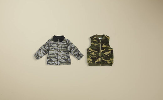 Mud Pie Baby Boys Camo Jacket, Camo Camo 4-5T