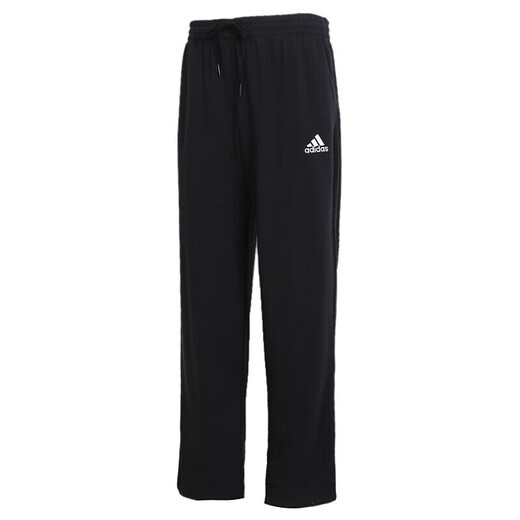 Adidas (adidas) sweatpants men's pants spring and autumn new outdoor training pants breathable casual pants running fitness pants trousers GK9273 black embroidered logo straight pants 2XL