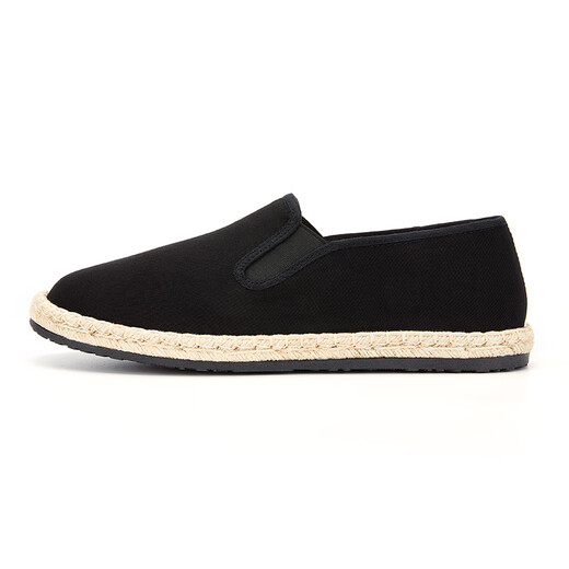 
Tongsheng and cotton and linen sole breathable cloth shoes for men's comfortable driving shoes, non-slip casual casual one-legged work shoes, old Beijing cloth shoes, black thread sole [It is recommended to increase one size and place an order] 42