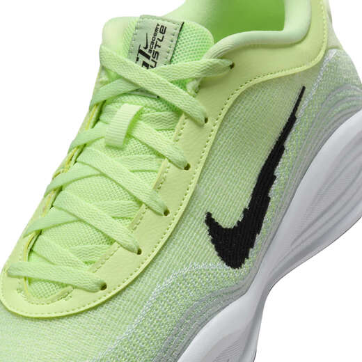 耐克（NIKE）官方G.T. HUSTLE男女实战篮球鞋夏季情侣飞织透气FJ7808 701微黄绿/暗灰/白 44.5