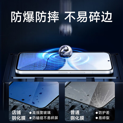 KOOLIFE is suitable for Redmi Turbo 4Pro tempered film, Xiaomi Redmi Turbo 4Pro mobile phone film protective film, full-screen glass covering, high-definition, ultra-thin, anti-fall, anti-fingerprint
