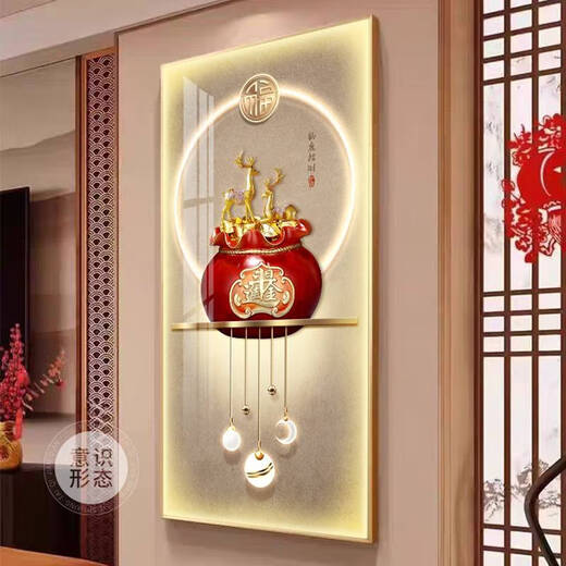 Entrada de Yonghuan Baicai Nafu Pintura decorativa NUEVO Corredor y Corredor Corredor Pintura de colgantes 2025 Mural de entrada de entrada de nuevo estilo E1416 120*240 enchufe de pared recomendado con más de 2 metros