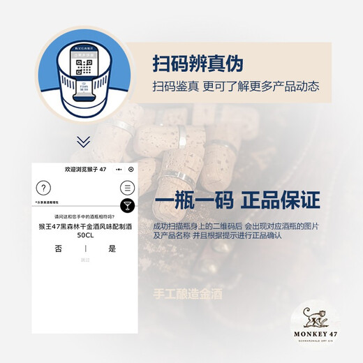 Monkey King 47 Monkey King 47 Monkey Black Forest Gin Gin Wine Aleman German Wine One Bottle One Code 500ml 1 Botella
