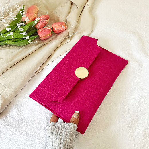 2025 Casual Women's Clutch Casual Fashion Clutch New Fashion Simple Envelope Bag Hand-in Bag Khaki
