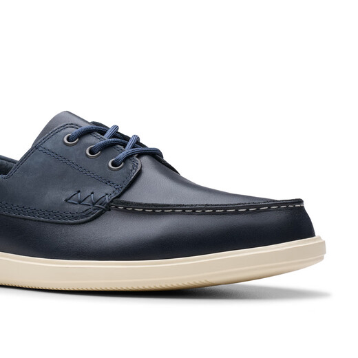 Clarks Bratton Boat Herrenschuhe neue Kuhlatten-Schnüre-up-Freizeitpendler Lederschuhe