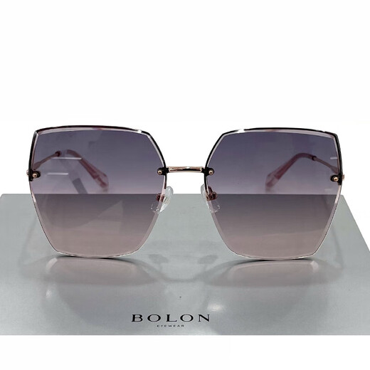 Tyrannosaurus Bolon25 Brille Frauen Schmetterling BL7170 Rahmenlose Sonnenbrille Mode und personalisierte Schönheitsspiegel BL7170-A35 Grau Full Color