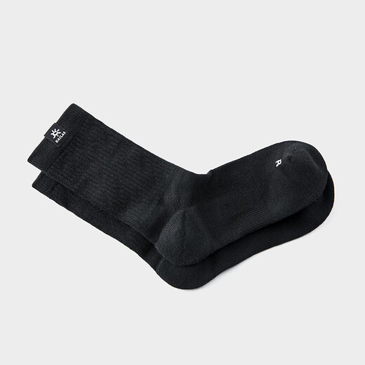KAILAS FUGA unisex lightweight mid-cut hiking socks KH2502002 black L