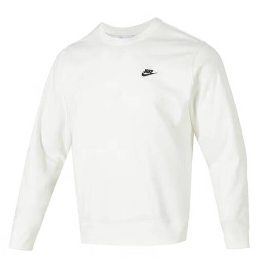 耐克（NIKE）正品男装卫衣2025新款运动休闲CLUB FT CREW跑步上衣健身套头衫 FN3889-133 S