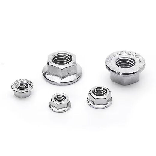 Flange nut 304/201 stainless steel anti-slip pattern flange nut GB6177M4M5M6M8M10M12M14 304 stainless steel flange mother M12200 pieces