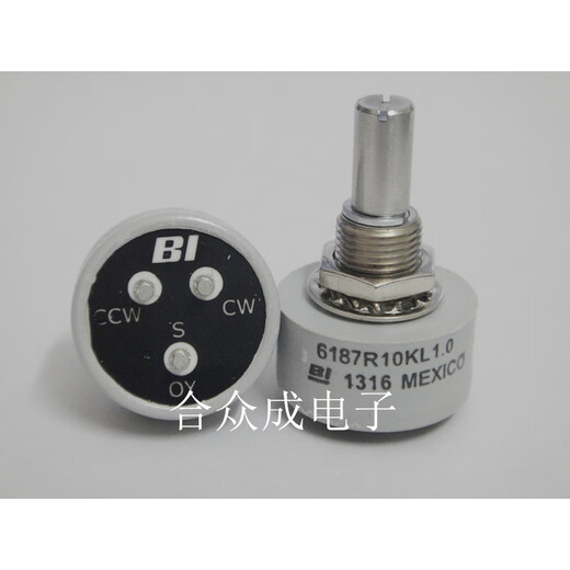 Potentiomètre de lim BI 6187R2K Capteur d'angle potentiomètre Potentiomètre en plastique conducteur 6187R2K Oui