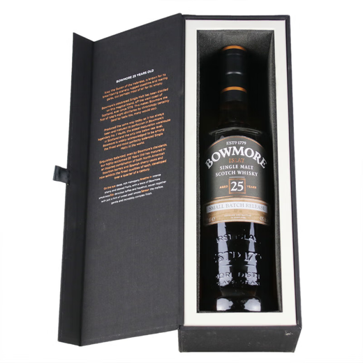 波摩行货 Bowmore 宾三得利旗下单一麦芽威士忌 苏格兰原瓶进口洋酒 波摩 25年700mL