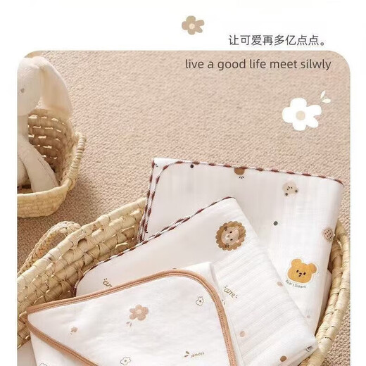 Thickened and warm newborn baby bag simple cotton spring autumn winter thin swag newborn baby delivery room wrap blanket new style Trojan beige delivery room must-have Class A air cotton bag single 85X85