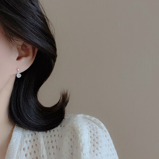 Sangma high-end gift box hair accessories hairpin set hairpin silver needle earrings earrings birthday gift Teacher's Day gift practical