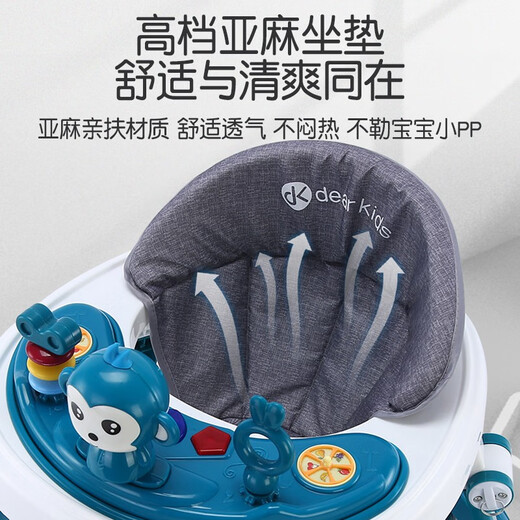 MANLESE婴儿学步车防侧翻宝宝学步车多功能助步车手推车 多功能助步车